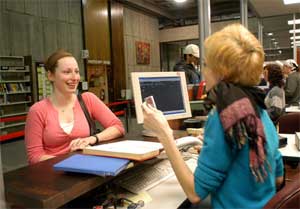 Library scene