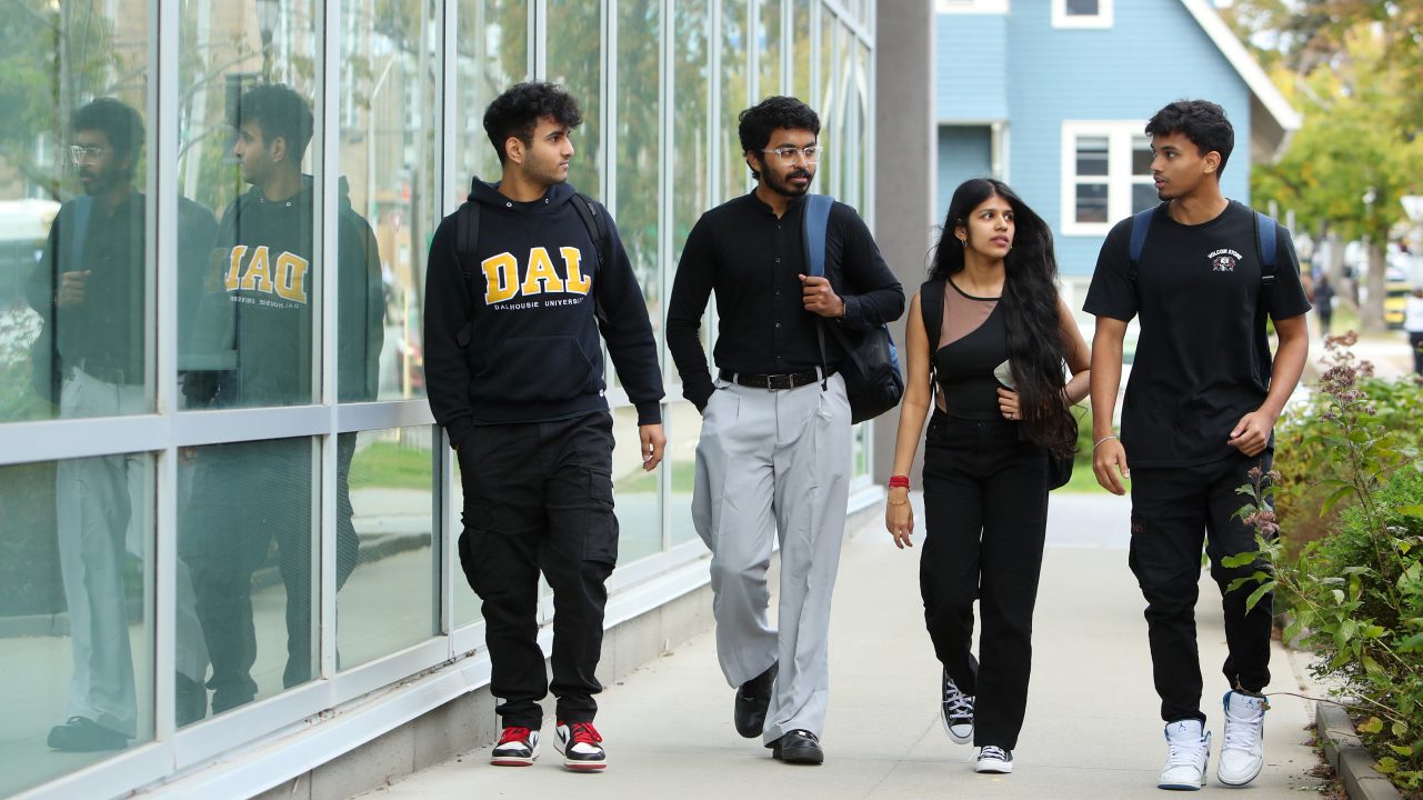 Dal Students on campus