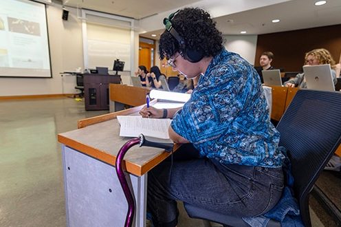 An aerial shot of arctic glaciers.