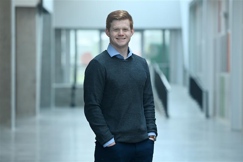  Dalhousie's 95th Rhodes Scholar, Isaac Bahler. (Danny Abriel photos)