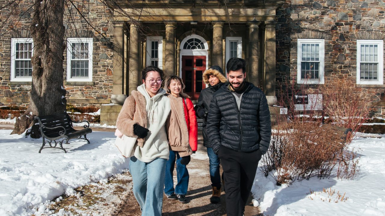 Dal Students on campus