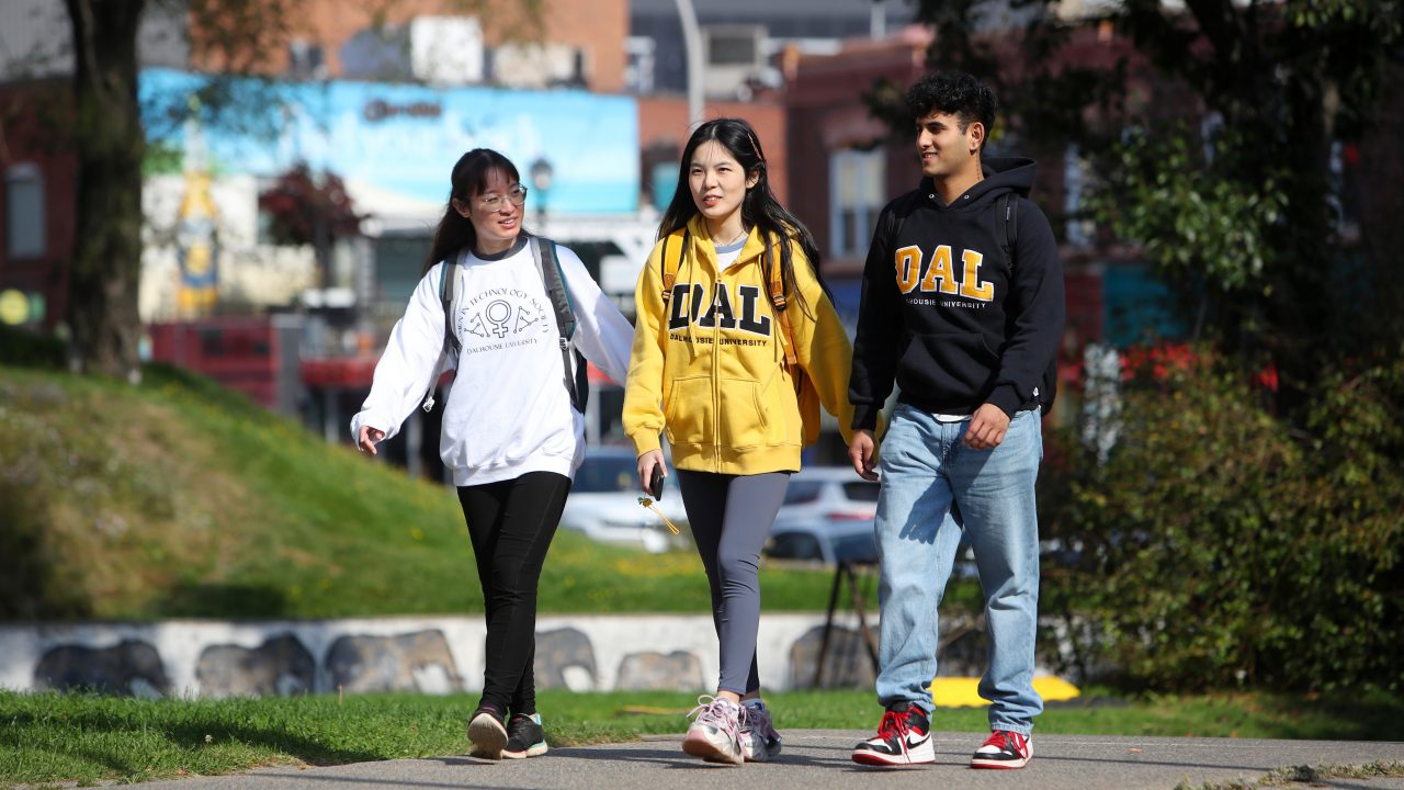 Dal Students on campus