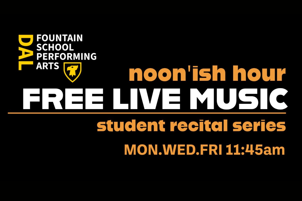 noon hour free student recital series