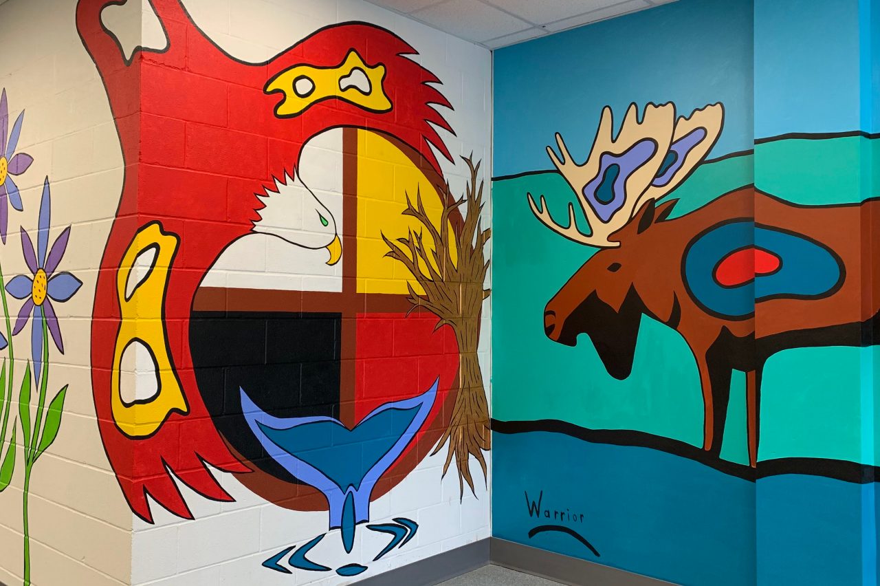 Lorne Alexander mural on the AC in Truro