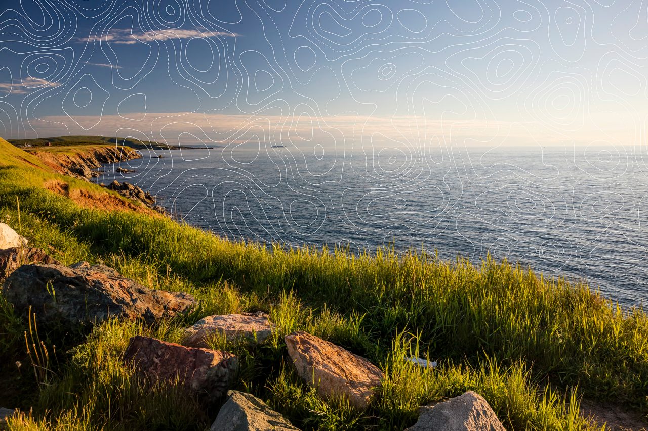 Nova Scotia's coast line.