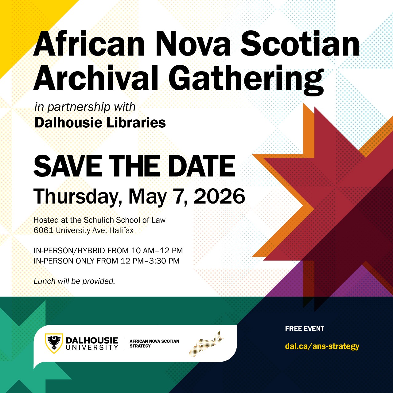 African Nova Scotian Archival Gathering Poster for 2026