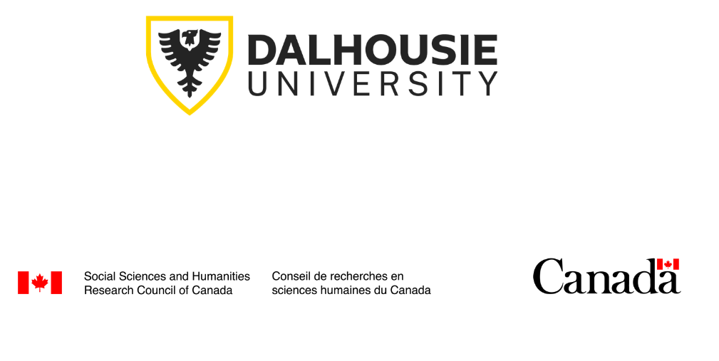 Dalhousie University Logo at the above the SSHRC's logo 