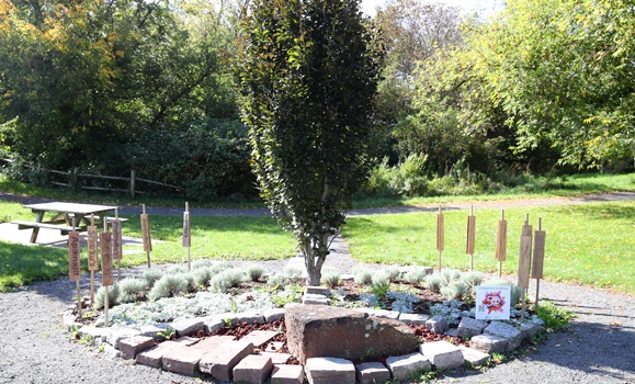 The Mi’kmaw Lunar Cycle art installation is available to view on the Agricultural Campus along the Cobequid Trail near the Haley Institute. (Provided photos)