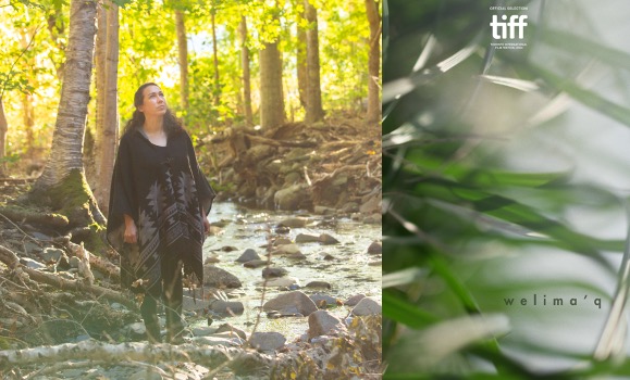 "Welima'q" witnesses a sweetgrass landscape on the shores of Mi'kma'ki. Between the salt water and forest line, a family weaves themselves within these grasses. It is the sweet scent that draws them in, and ultimately goes home with them. Still, this eart