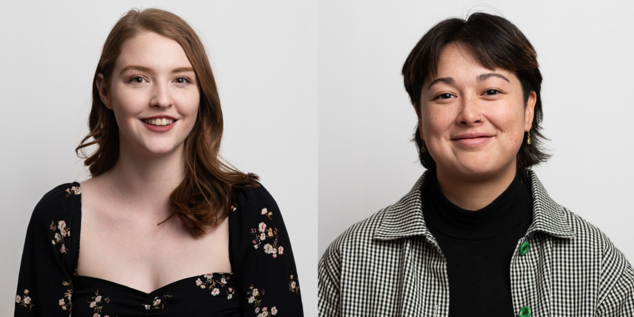 Chantel Findlay and Caleigh Wong portraits.