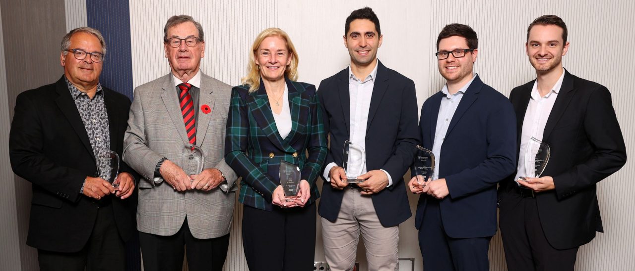 L-R: Drs. Howard Conter, Dan Reid, Diane McIntosh, Alex Riopel, Brett Ells and Ryan Densmore.