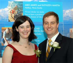 Kathleen Martin and Mike James
