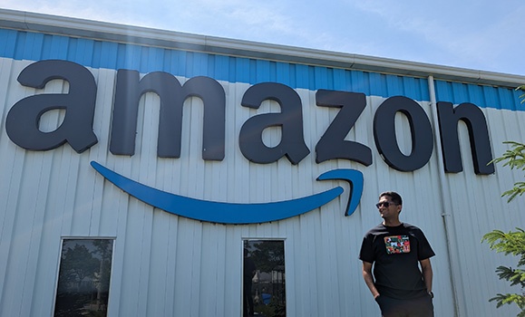 Industrial Engineering grad Shivan Chauhan at Amazon in Halifax.