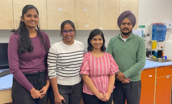 Graduate researchers from Sustainable Nanoengineering Lab