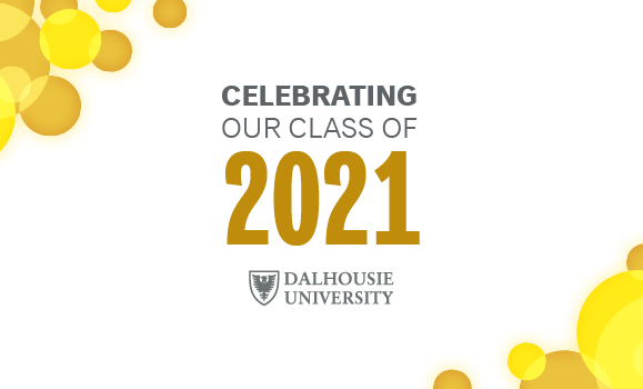 A gold and white promotional image for the 2021 convocation celebrations