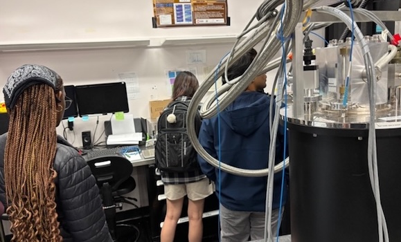 Students explore a quantum computing lab space at Dalhousie University