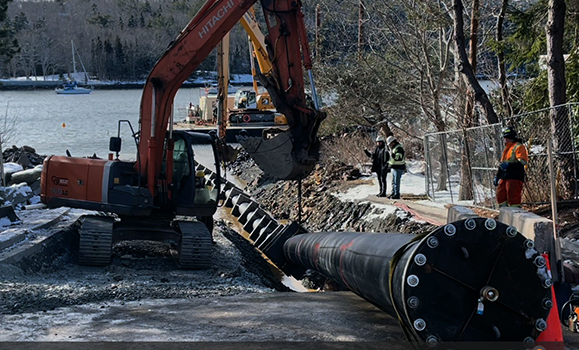 Dalhousie's Aquatron received a new seawater line
