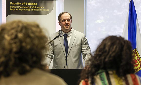 Minister of Addictions and Mental Health Brian Comer announces further support for the Centre for Psychological Health