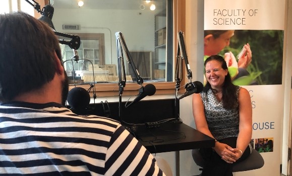 Dr. Christine Chambers is interviewed for the Sciographies podcast and radio show