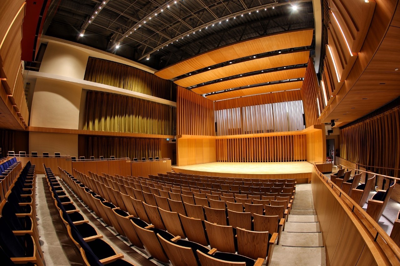 The interior of an auditorium