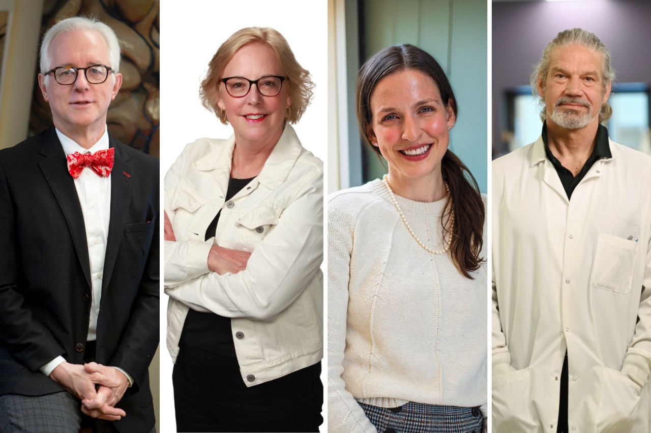 Portraits of Drs. Rockwood, Howlett, Cahill and Kollmann.