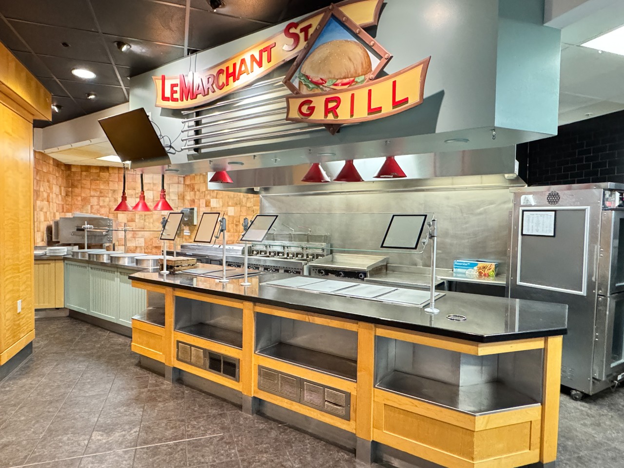 The LeMarchant Grill offers casual hot food items and pizza