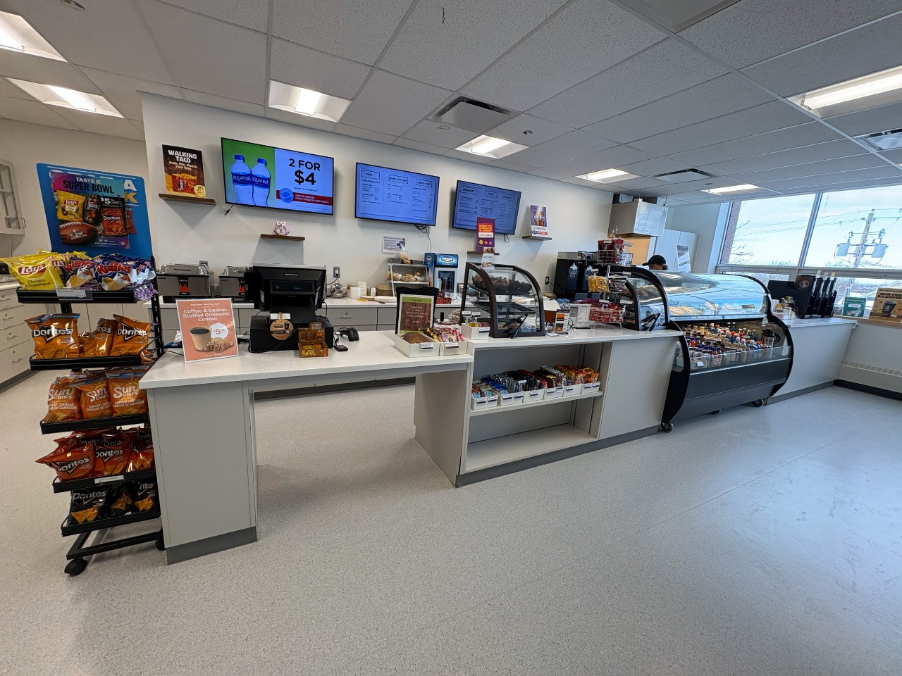 The Cox Café has plenty of quick options for breakfast, lunch, or a quick snack