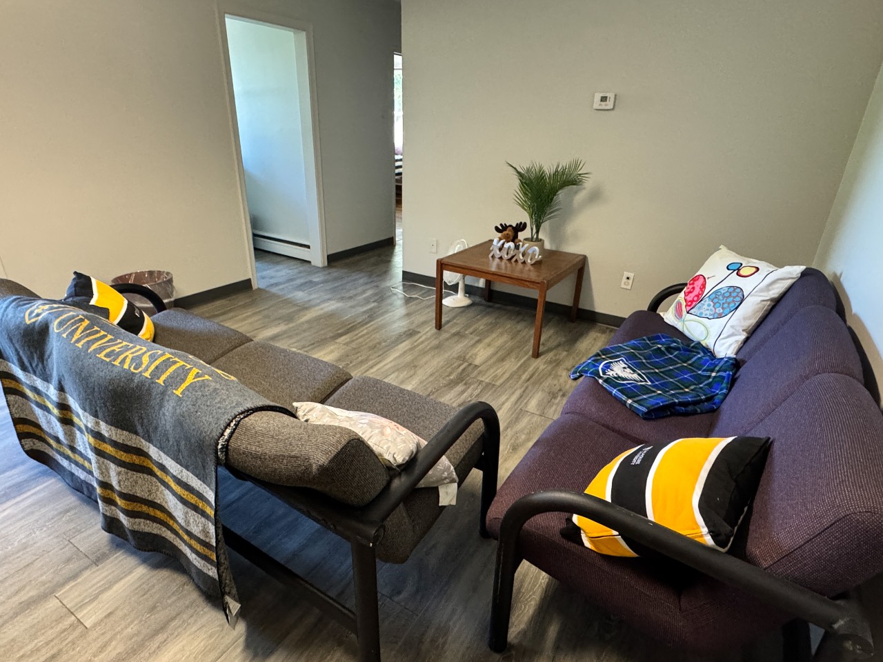 The living area in a 3-bedroom apartment in Glengary