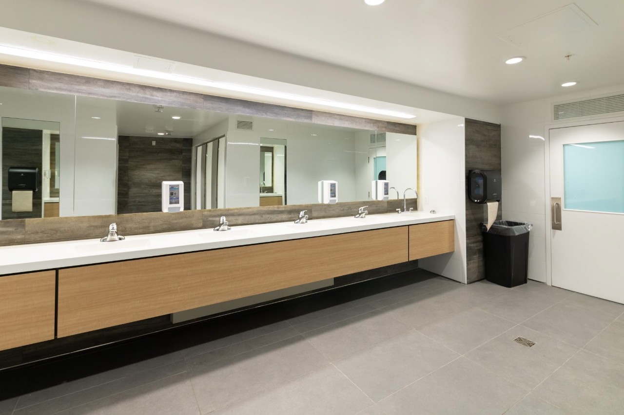 A newly renovated bathroom in Cameron House