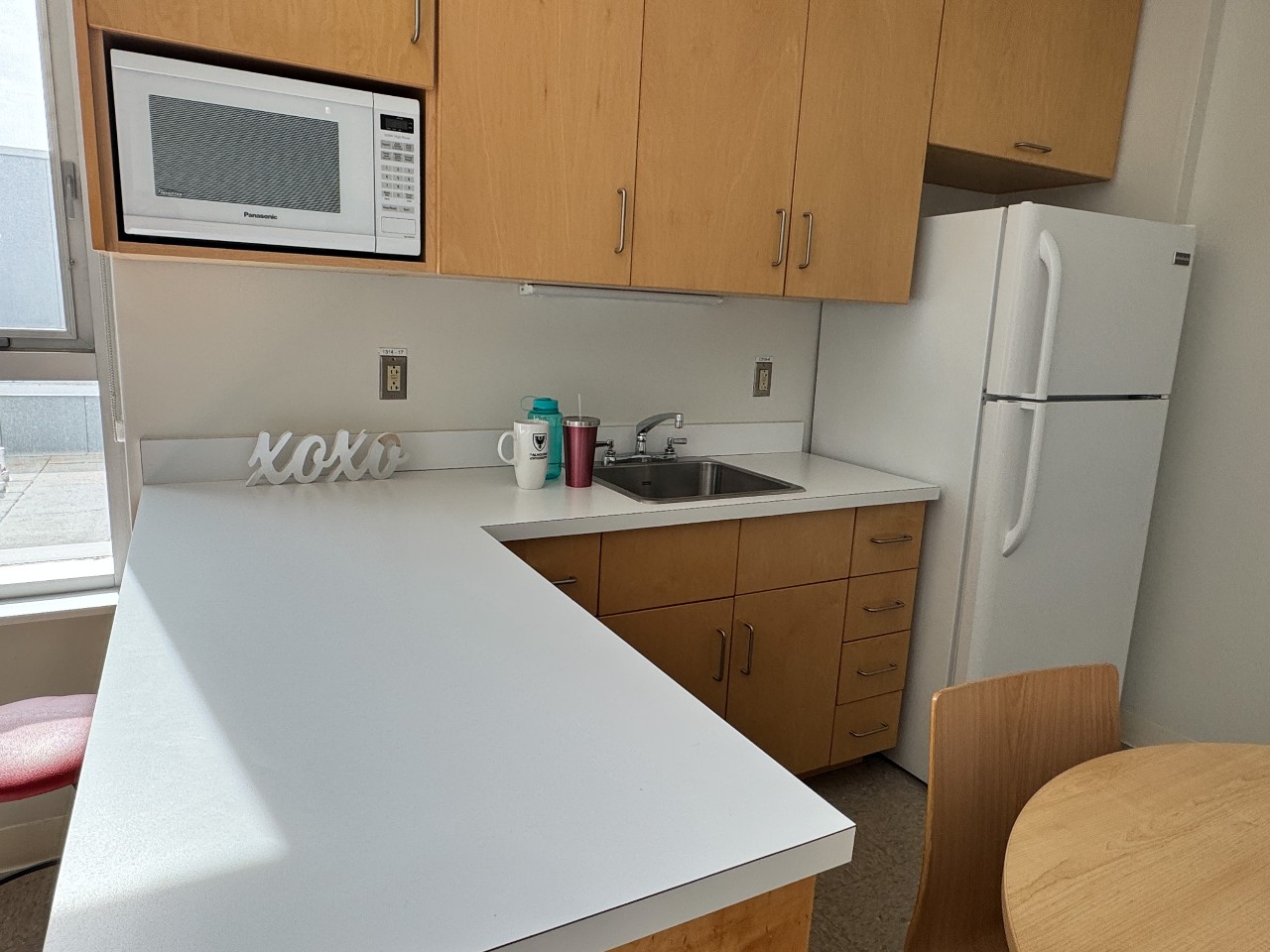 The kitchen in a 4-bedroom suite in LeMarchant Place