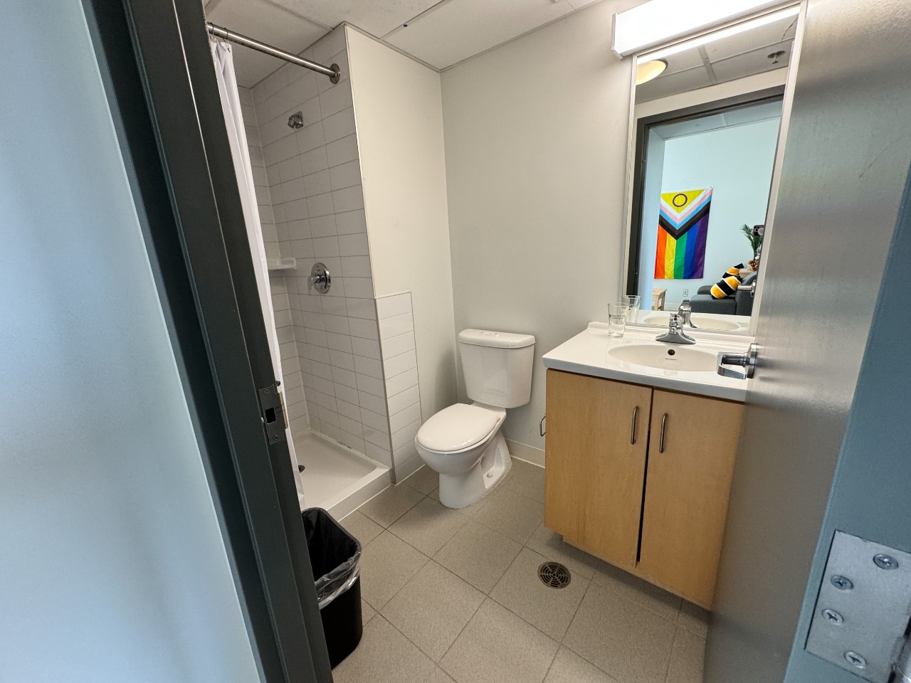 A bathroom in a 4-bedroom suite in LeMarchant Place