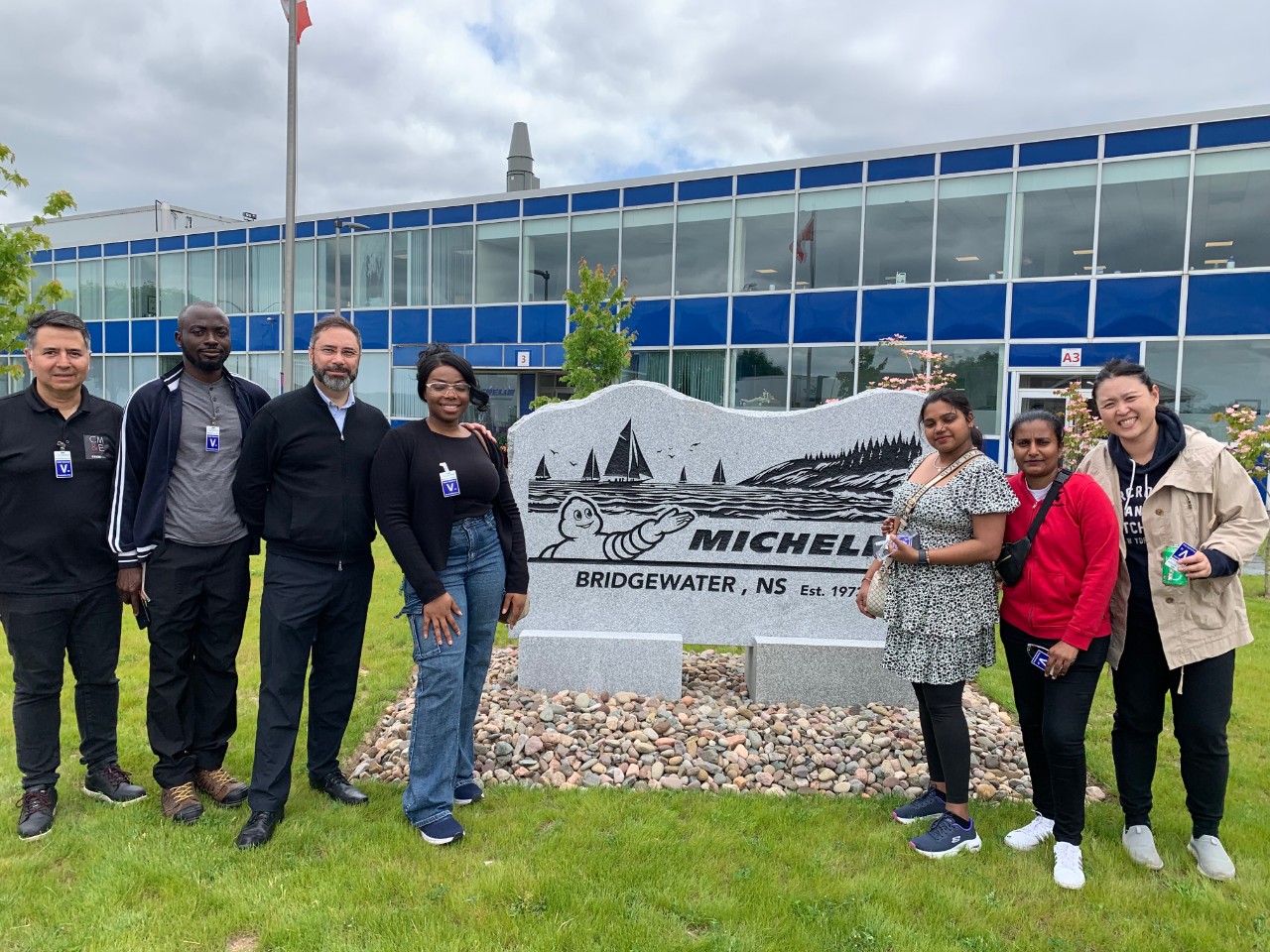 Professional Diploma program students at Michelin plant in Bridgewater