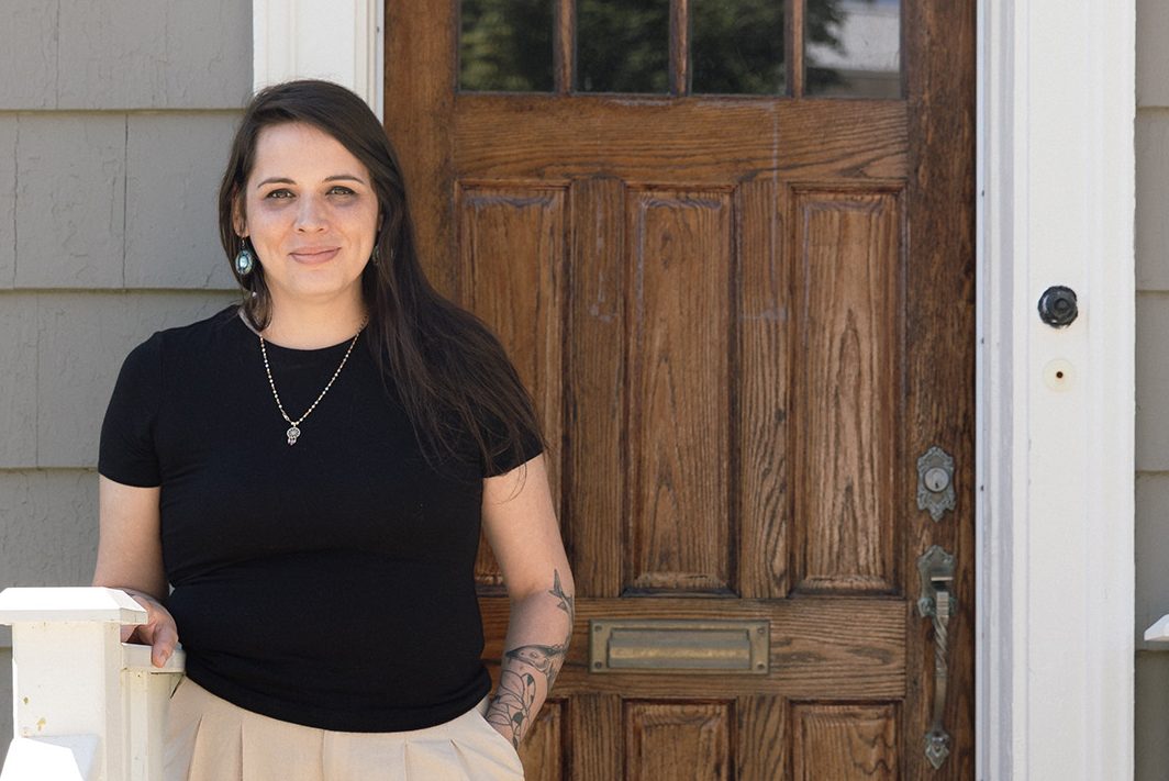 TYP Director Rachelle McKay in front of the TYP house