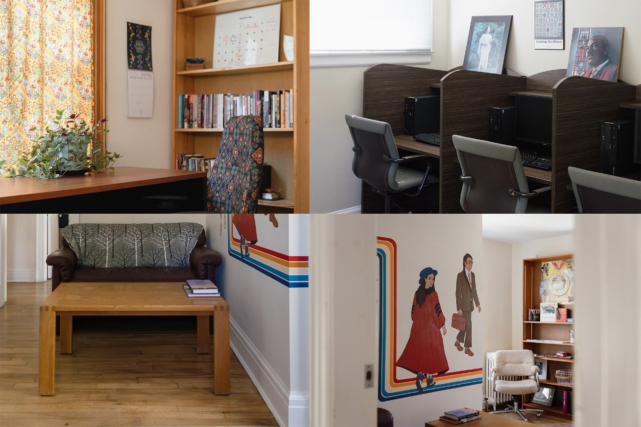 Collage of upgrades to the TYP house
