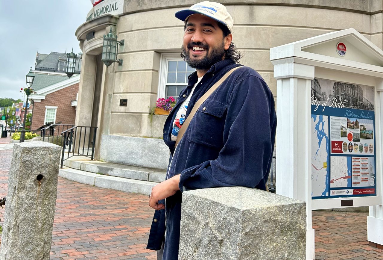 headshot of master of planning student in the design studio