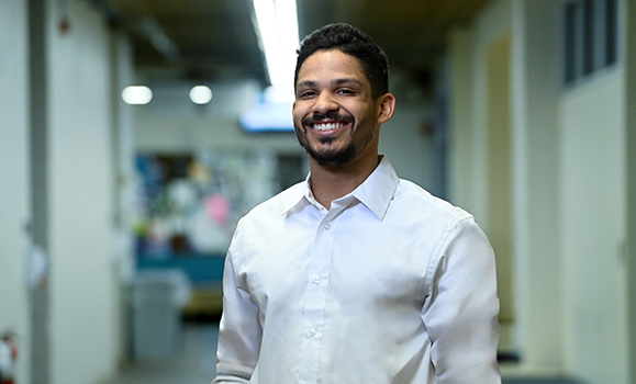 Headshot of James Dixon, graduate of the Black and African Diaspora Studies major